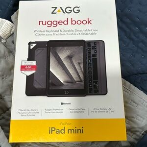 iPad Mini 5 Zagg rugged book keyboard case